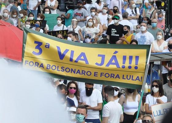 Manifestação Terceira Via Liberal