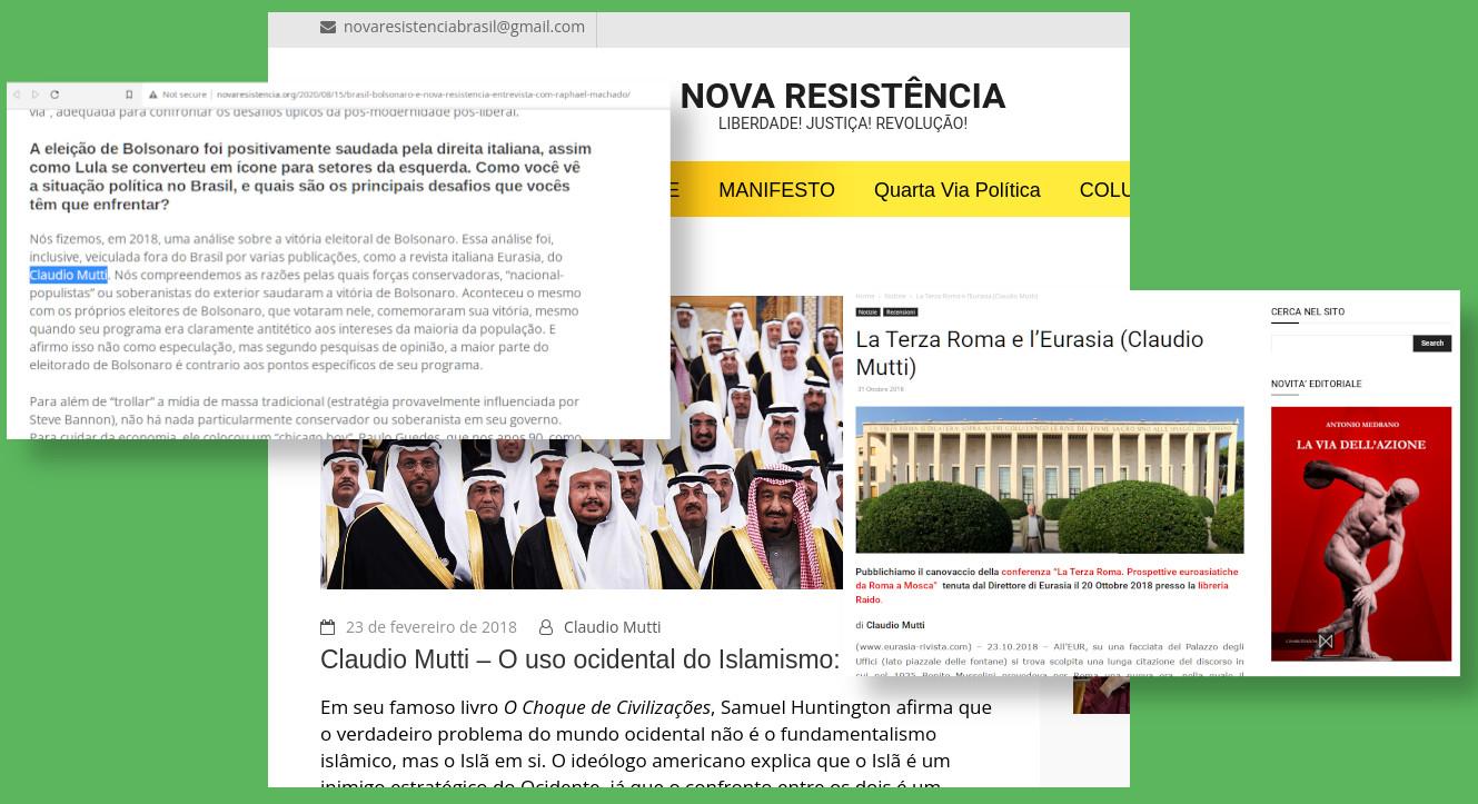 Nova Resistência e Claudio Mutti