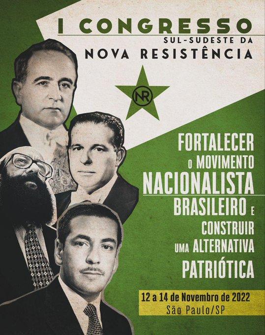 Poster do 1º Congresso Sul-Sudeste da Nova Resistência