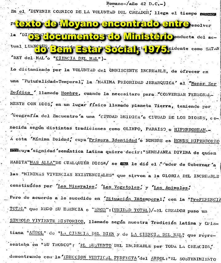 Nimrod de Rosário e artigo hiperbóreo no Ministério do Bem Estar Social