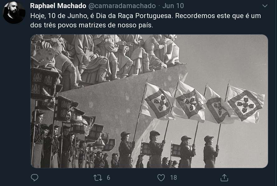 Raphael Machado e a raça portuguesa