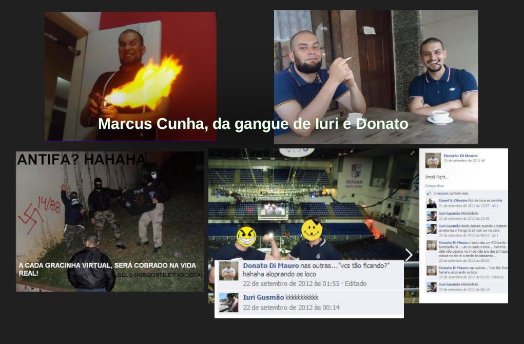 Diversas fotos da gangue neonazista de Iuri