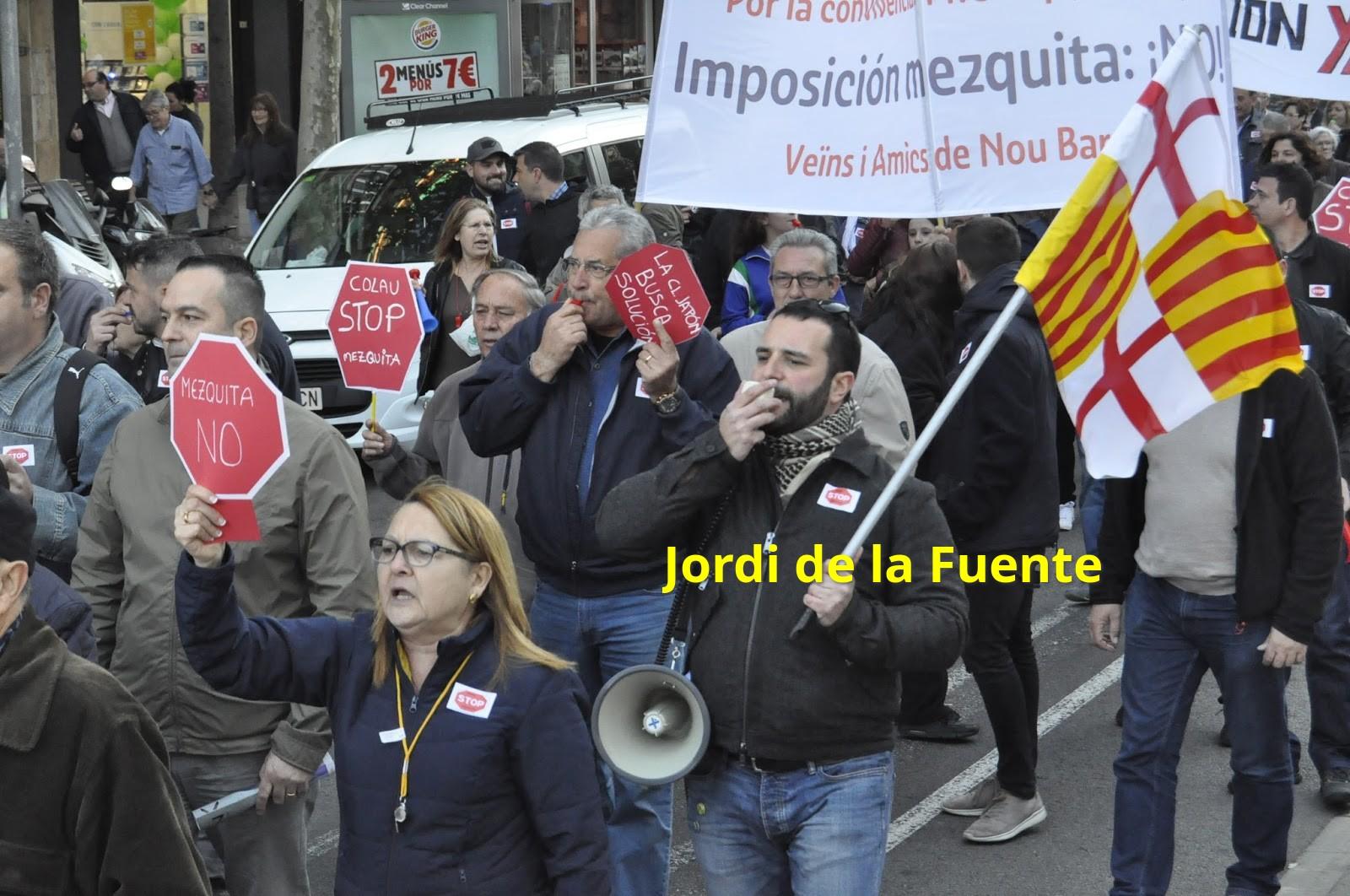 Jordi em marcha contra mesquitas